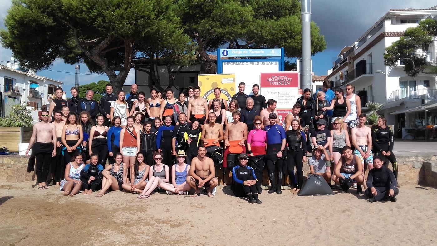 Neteja Tamariu 2016. Fotografia Pepi Càceres.