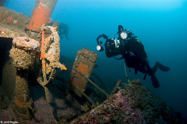 L'Enric fent fotografies al Boreas
