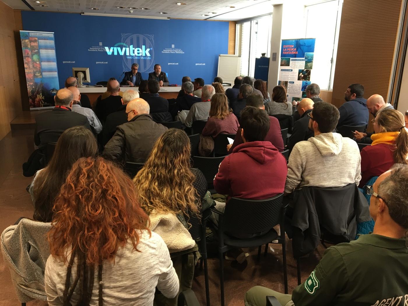 L'acte l'ha presisdit el director general de Pesca i Afers Marítims, Sergi Tudela