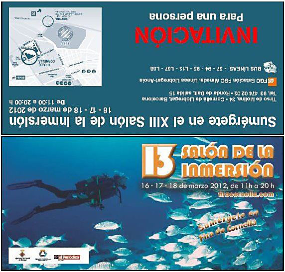 Invitació XIII Saló de la Immersió