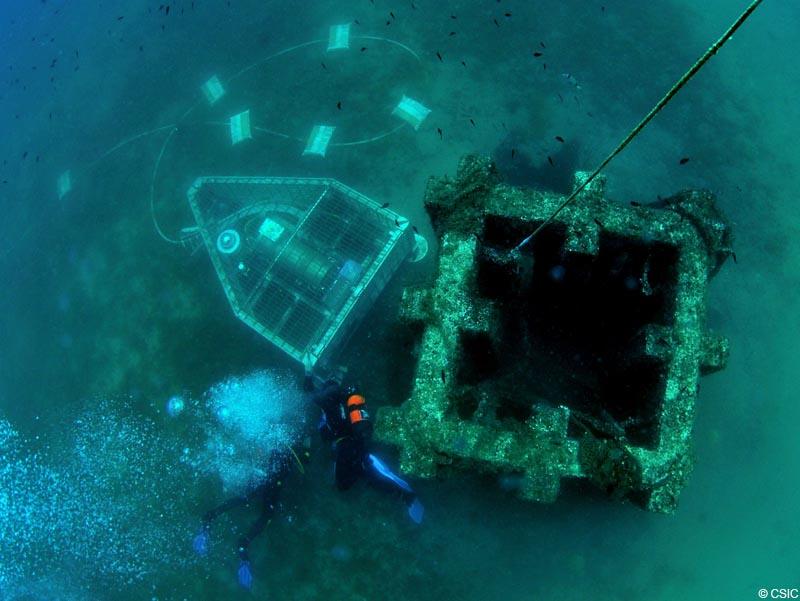 El laboratori és ara a 20m de fondària