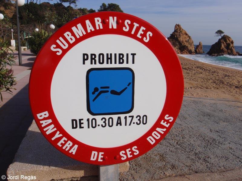 Tossa restringeix l'activitat dels bussejadors que van per lliure