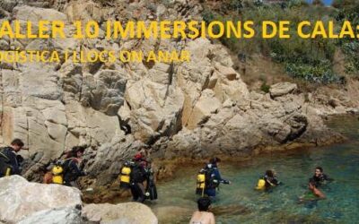TALLER 10 IMMERSIONS DE CALA: LOGÍSTICA I LLOCS ON ANAR