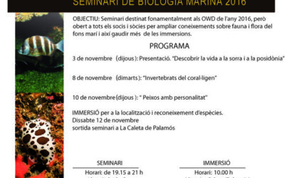 SEMINARI DE BIOLOGIA MARINA