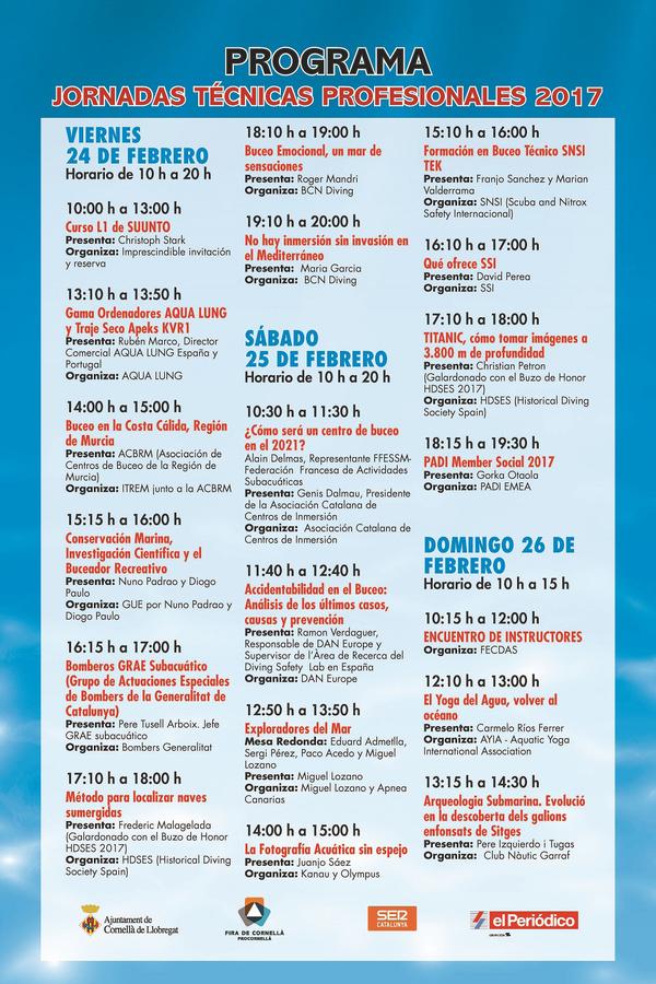 Programa de jornades tècniques.